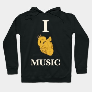 I Love Music Hoodie